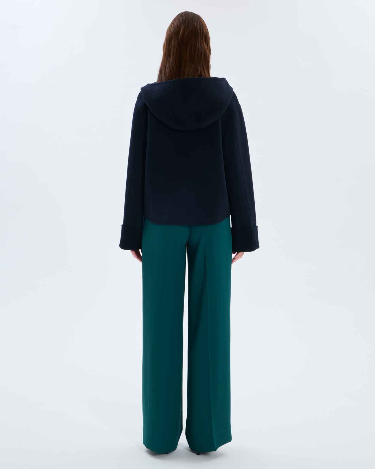 Marjy Coat Nighttime wool coat ZAPA
