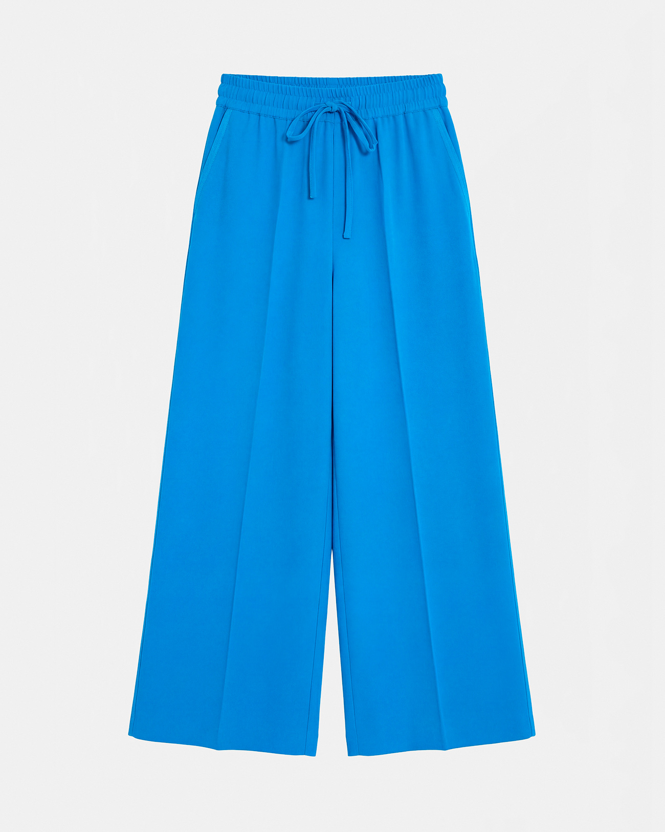 Piela trousers Cobalt-colored flowing trousers ZAPA