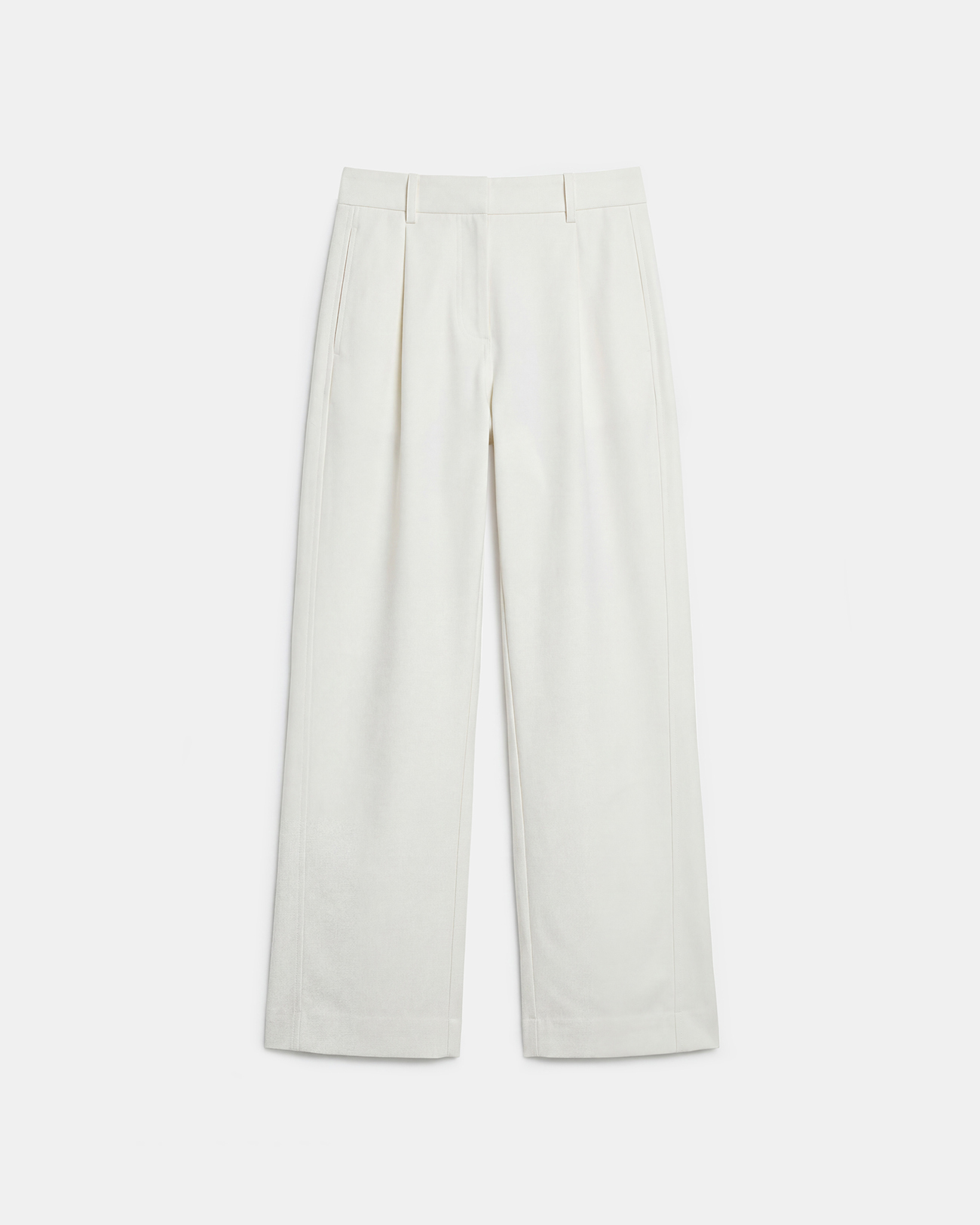 Paola trousers ecru cotton trousers ZAPA