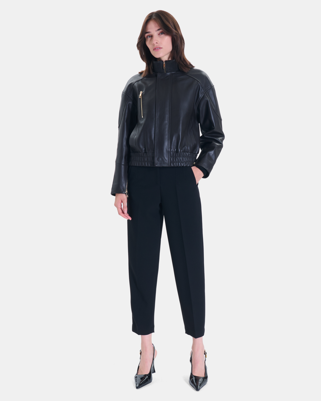 Power Pants Black cigarette pants ZAPA