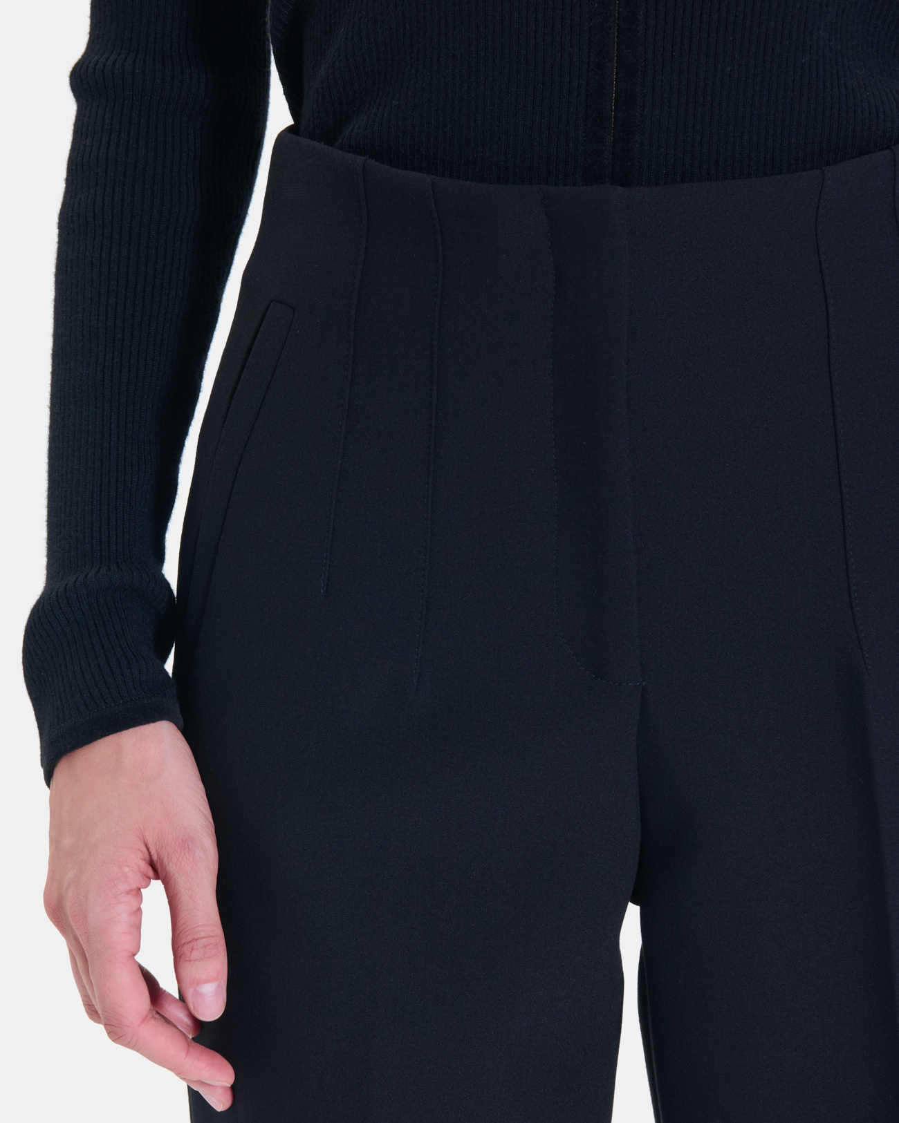 Power Pants Black cigarette pants ZAPA