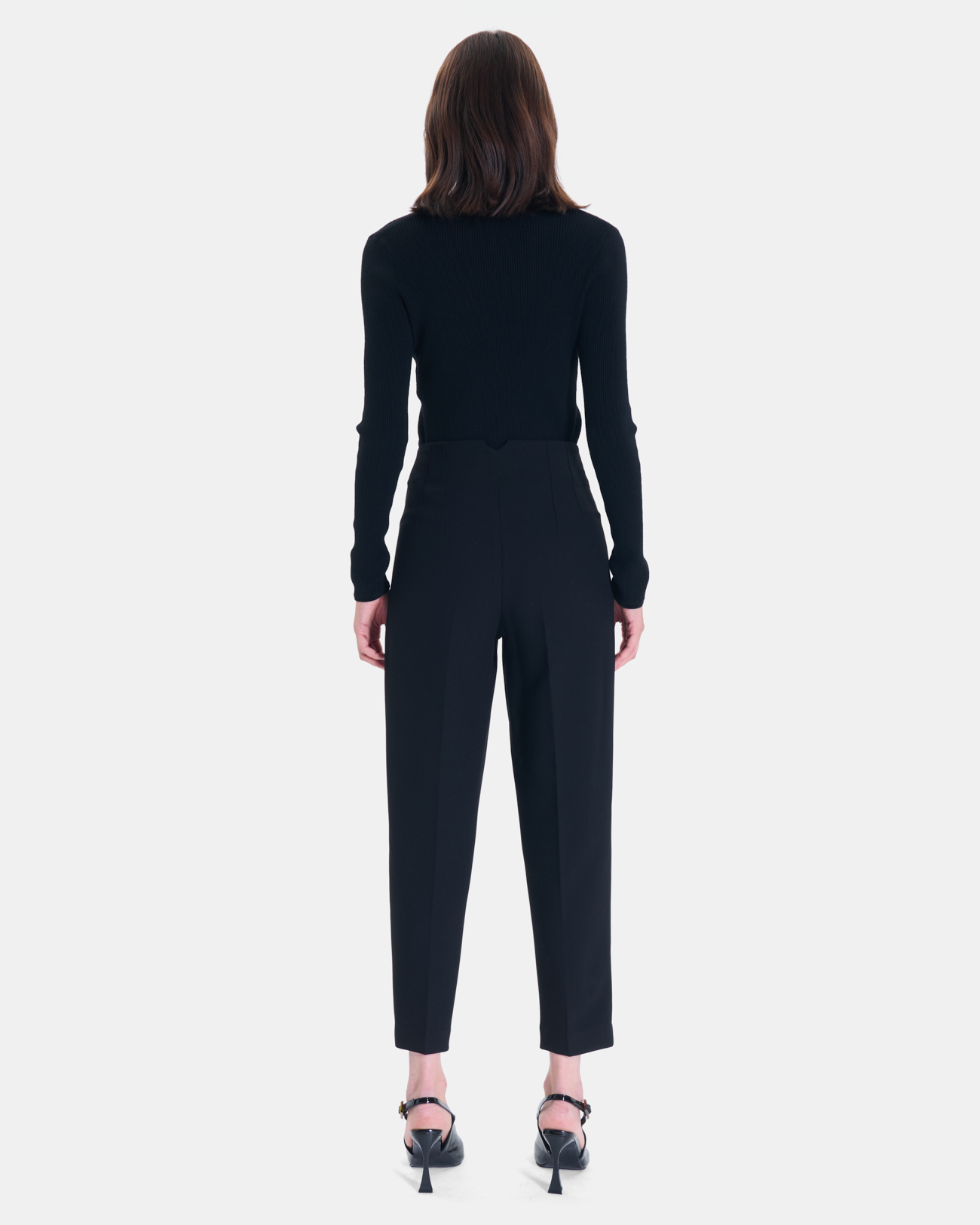 Power Pants Black cigarette pants ZAPA