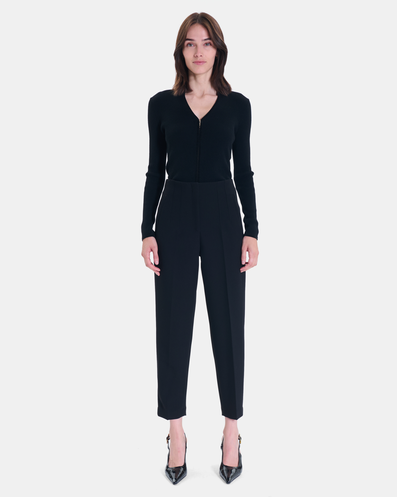 Power Pants Black cigarette pants ZAPA