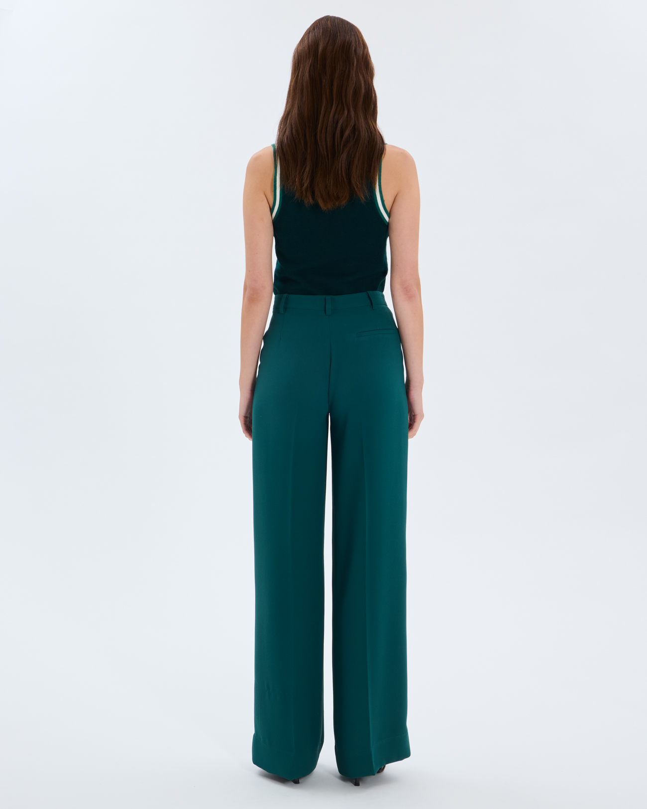 Pleyel trousers Green pleated trousers ZAPA