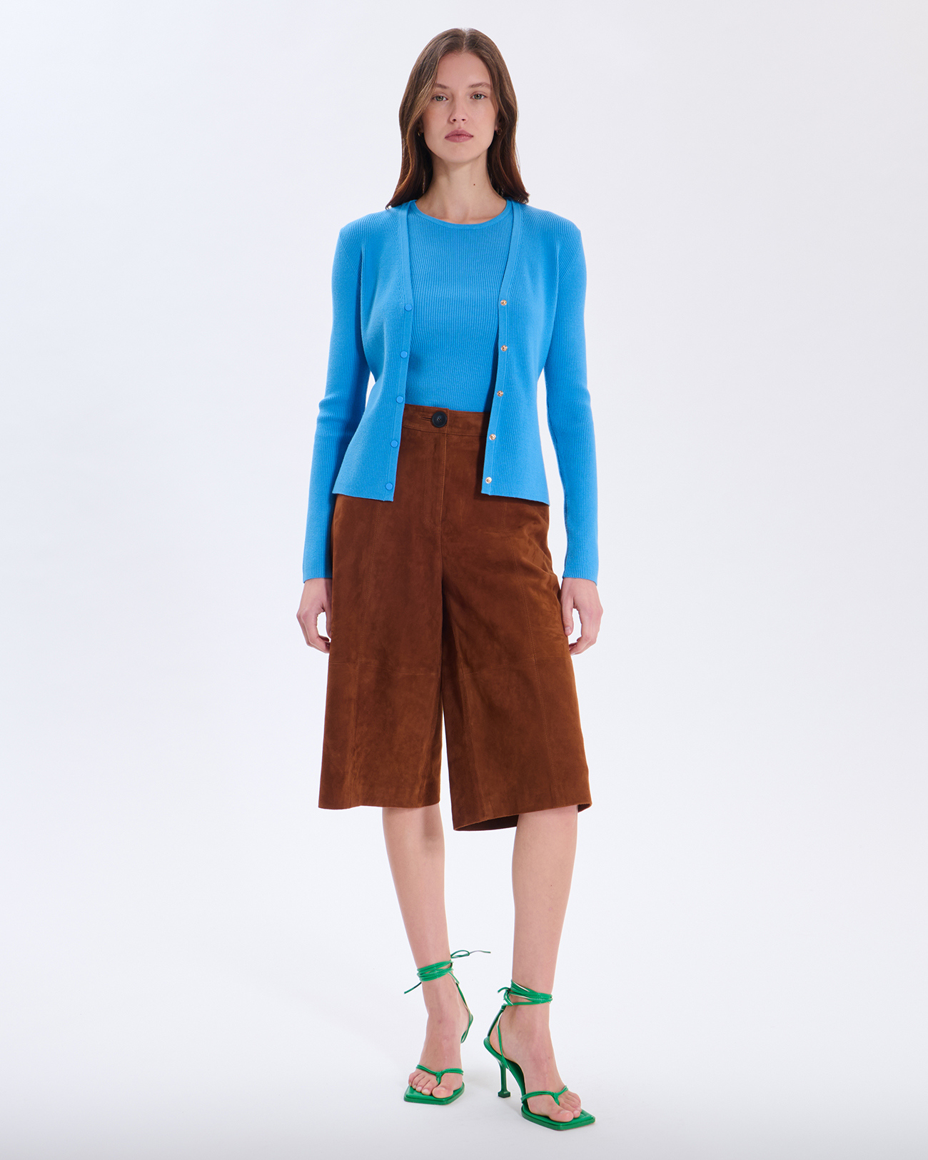 Naho Pull Naho ocean blue sweater ZAPA