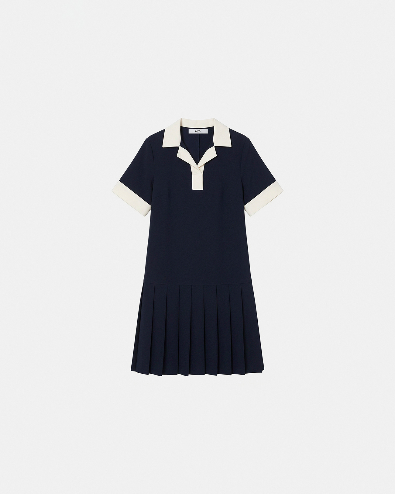 Rodeo Pleated Dress Pleated polo dress for the night ZAPA