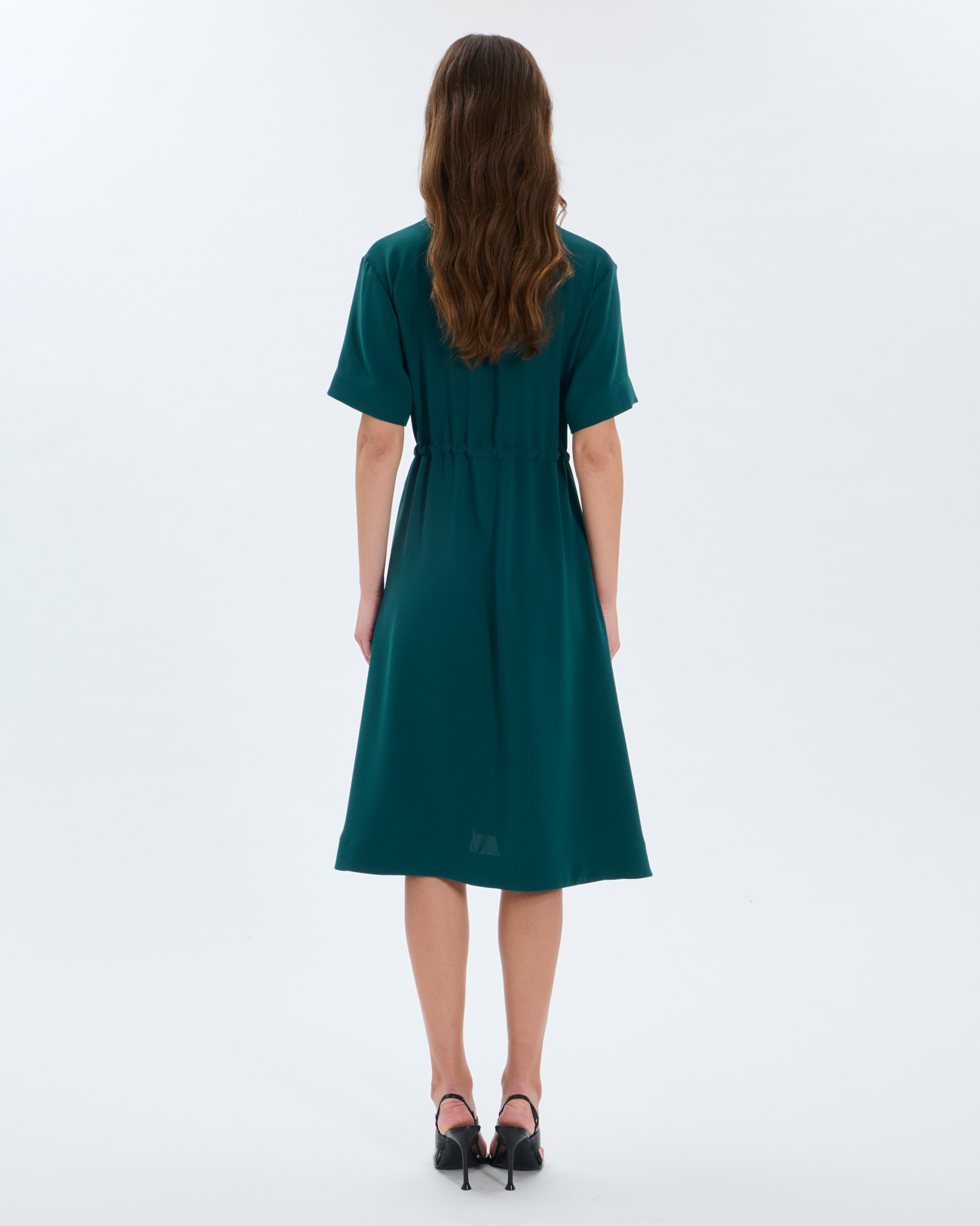 Rebel Dress Dress with green drawstring ZAPA