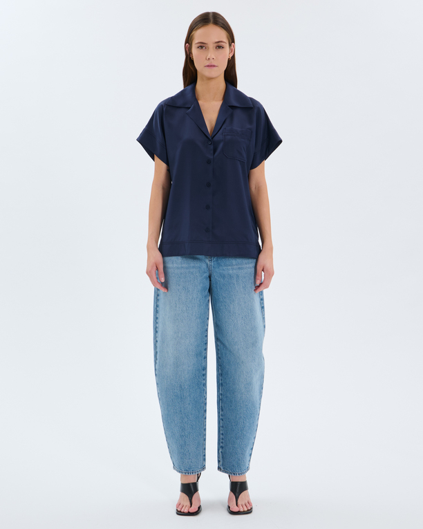 Cassie shirt Nighttime short-sleeved shirt ZAPA
