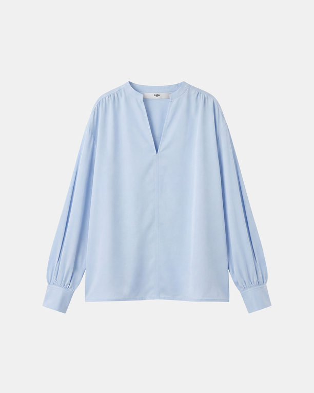 Cleo shirt Sky blue shirt ZAPA