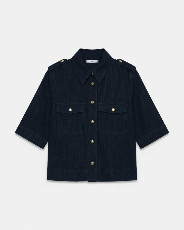 Celeste Shirt Celeste raw blue shirt ZAPA
