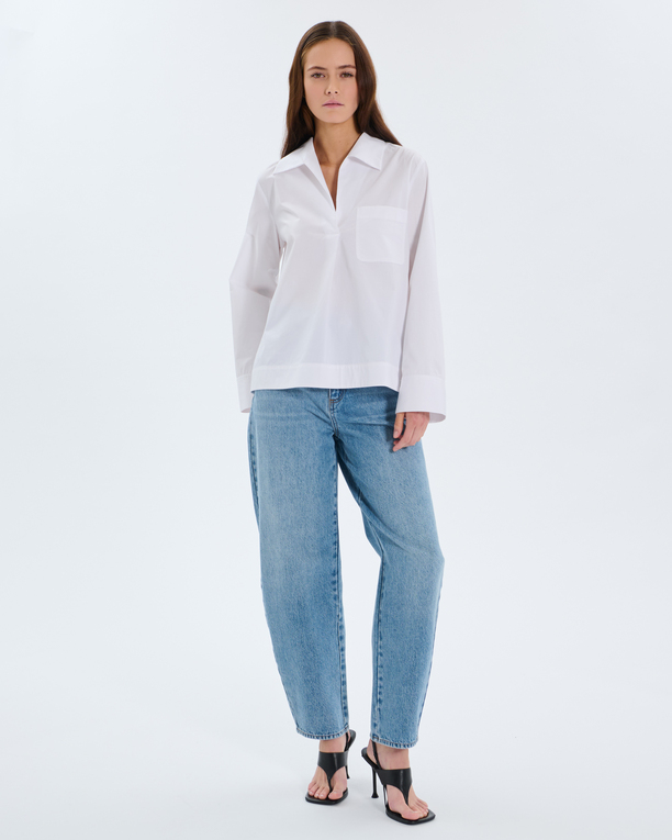 Top Tal White cotton top ZAPA