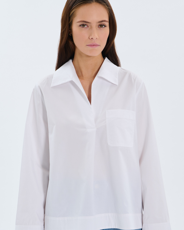Top Tal White cotton top ZAPA