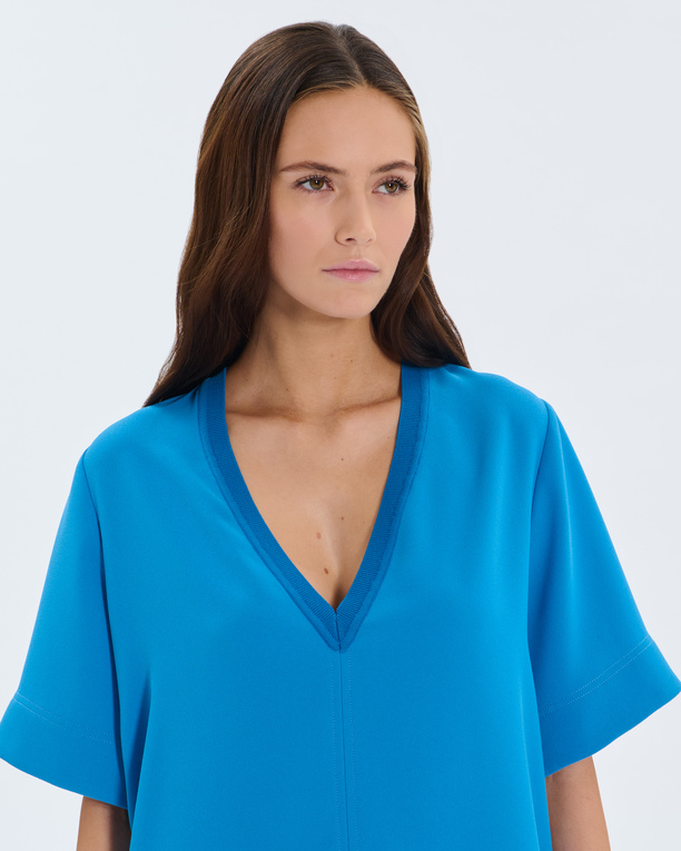 Top Twiggy Cobalt V-neck top ZAPA