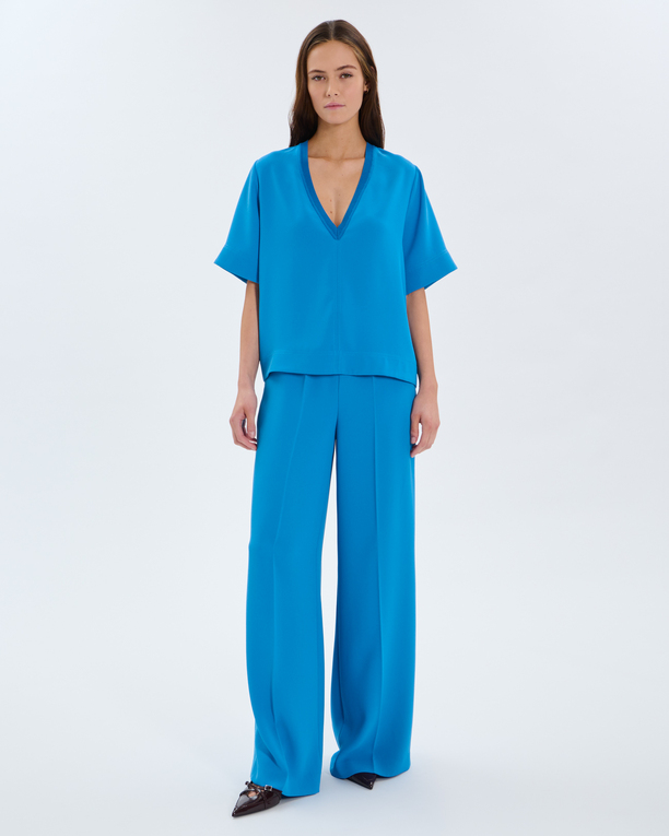 Top Twiggy Cobalt V-neck top ZAPA