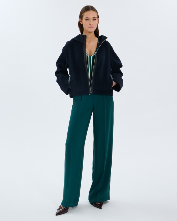 Marjy Coat Nighttime wool coat ZAPA