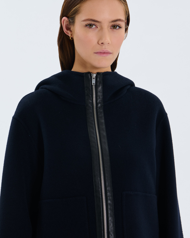 Marjy Coat Nighttime wool coat ZAPA