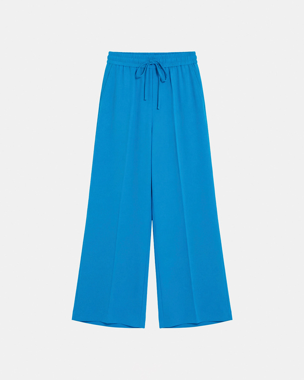 Piela trousers Cobalt-colored flowing trousers ZAPA