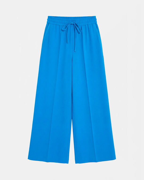 Piela trousers Cobalt-colored flowing trousers ZAPA
