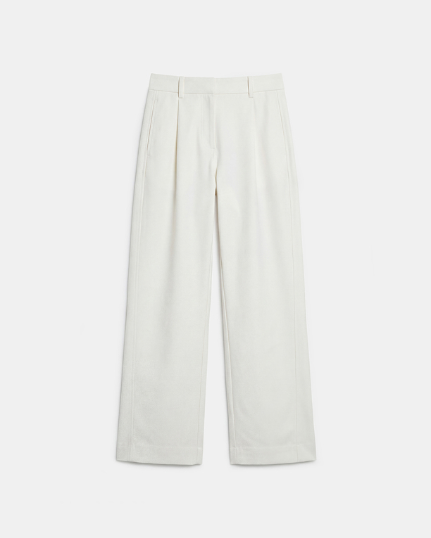 Paola trousers ecru cotton trousers ZAPA