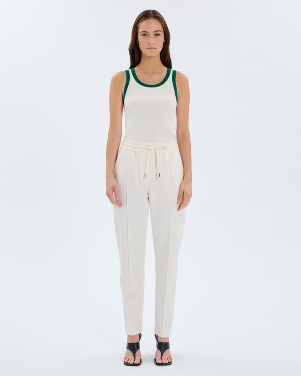 Leather trousers Off-white leather trousers ZAPA