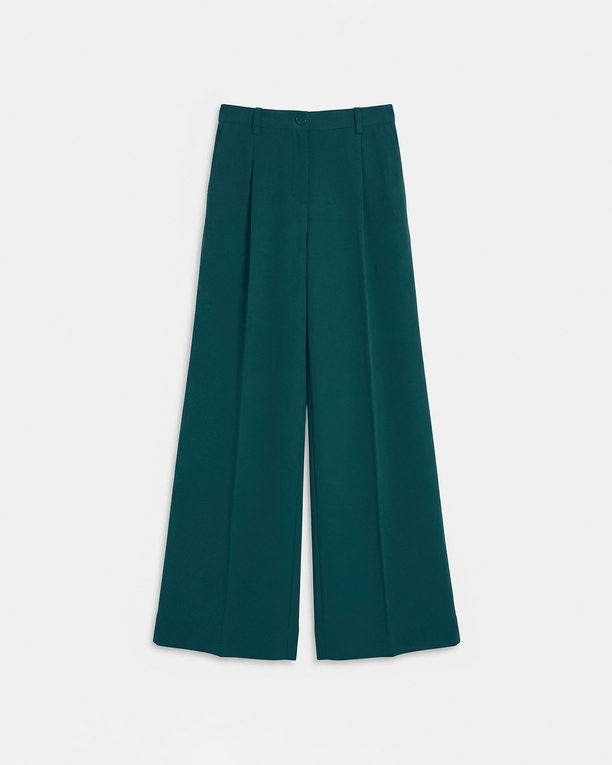 Pleyel trousers Green pleated trousers ZAPA