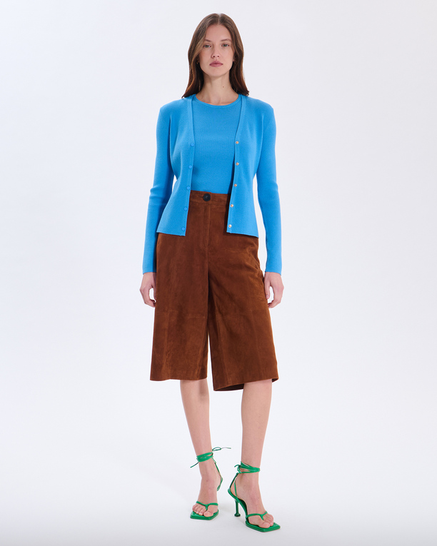 Naho Pull Naho ocean blue sweater ZAPA