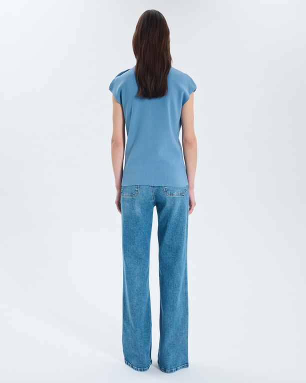 Nigella sweater Sweater with buttoned shoulders ZAPA