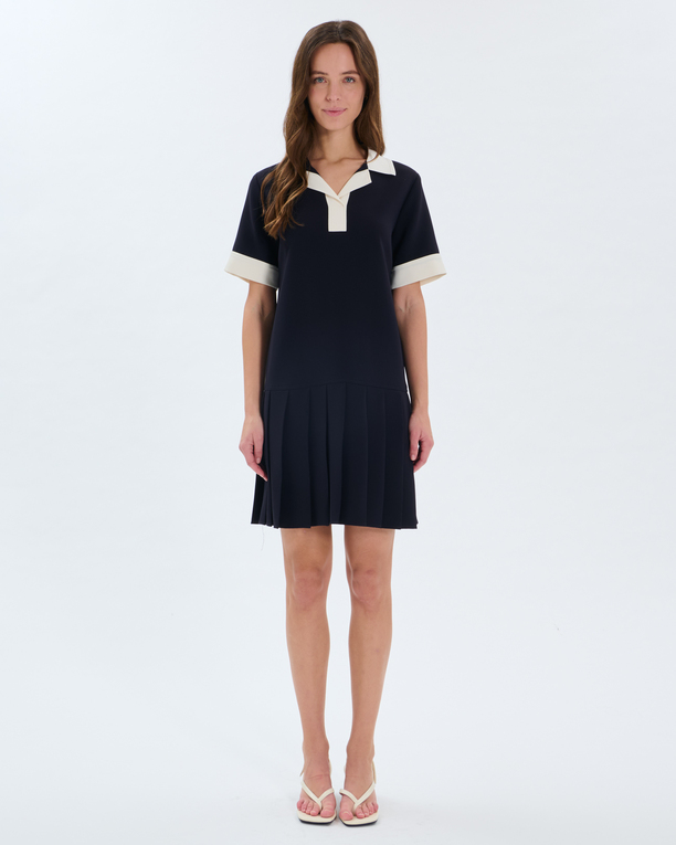Rodeo Pleated Dress Pleated polo dress for the night ZAPA
