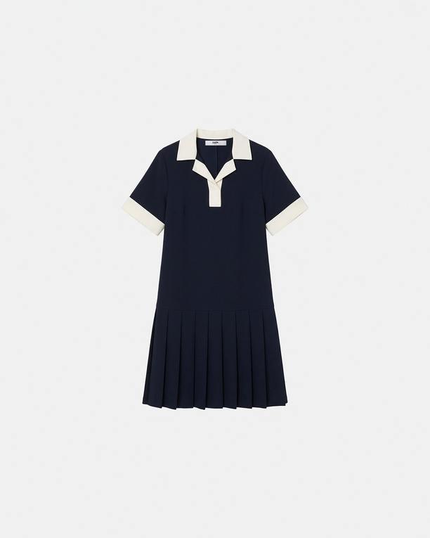Rodeo Pleated Dress Pleated polo dress for the night ZAPA