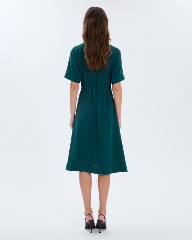 Rebel Dress Dress with green drawstring ZAPA