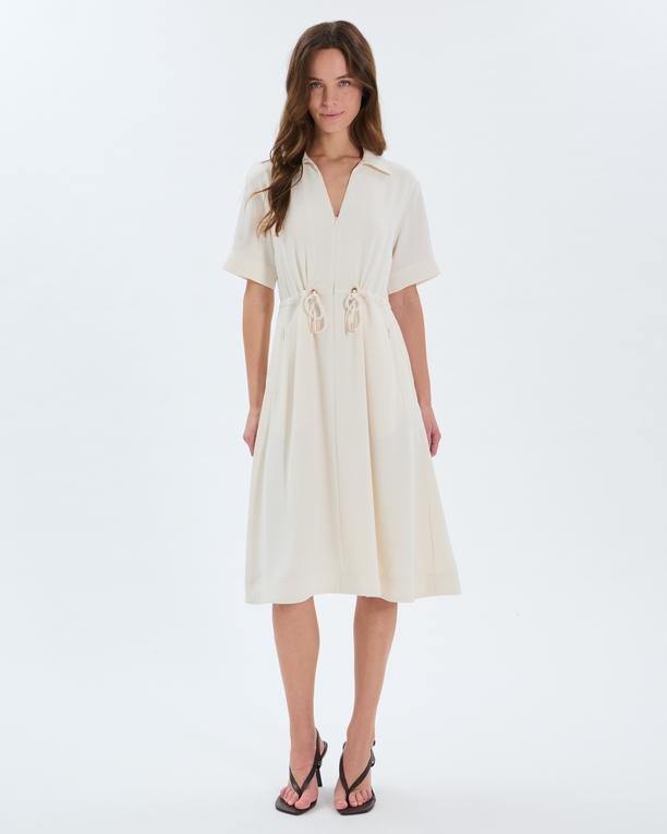Rebel Dress Dress with ecru drawstring ZAPA