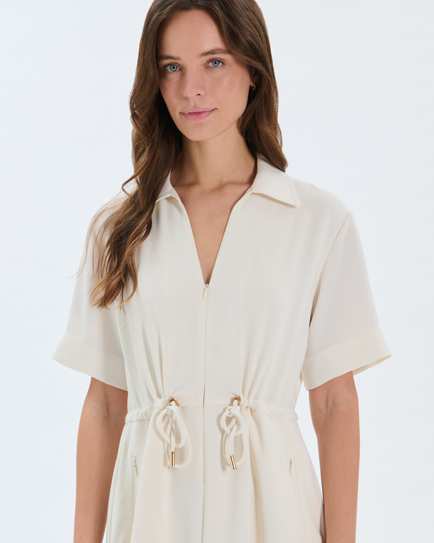 Rebel Dress Dress with ecru drawstring ZAPA