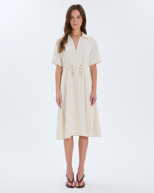 Rebel Dress Dress with ecru drawstring ZAPA