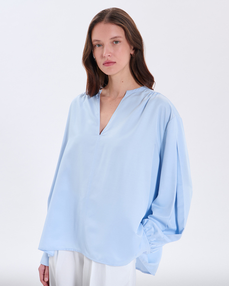 Cleo shirt sky blue shirt zapa