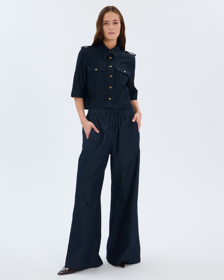 Celeste shirt celeste raw blue shirt zapa