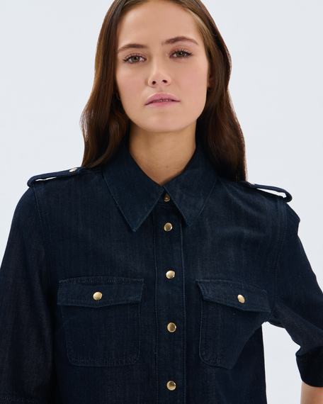 Celeste shirt celeste raw blue shirt zapa
