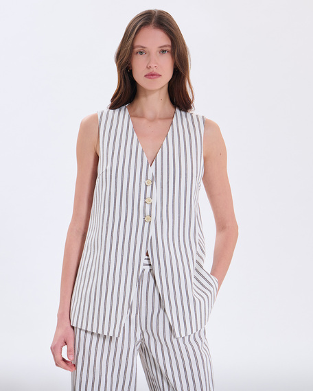 Giovina vest giovina ecru vest zapa