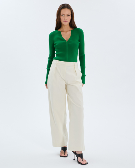 Noun vest tennis green zip-up vest zapa