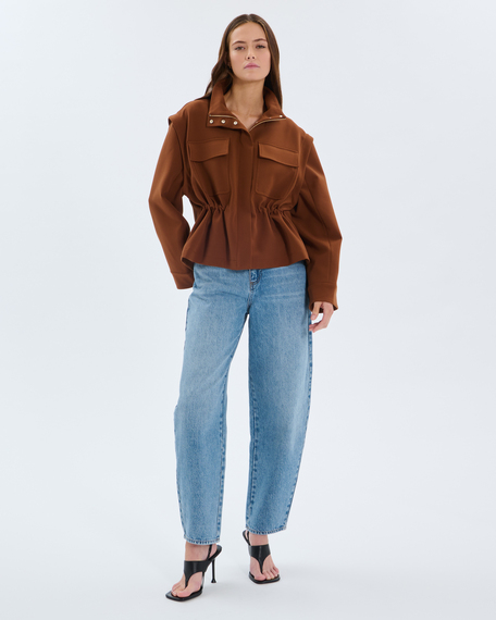 Jean barrel blue cotton barrel jeans zapa