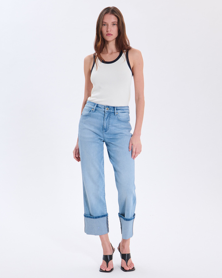 Jean popus light blue jean popus zapa