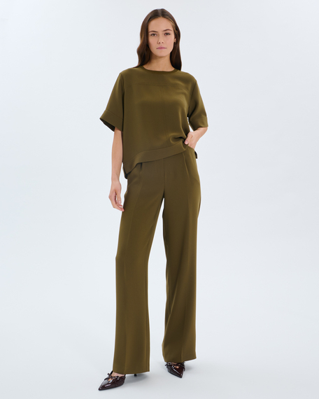 Pedro trousers flowy olive trousers zapa