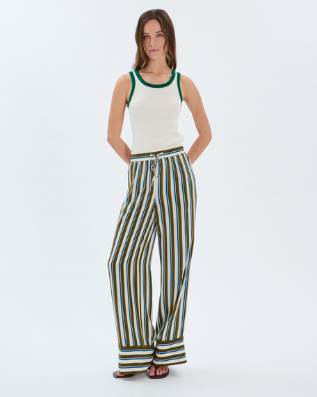 Poetry trousers striped viscose trousers zapa