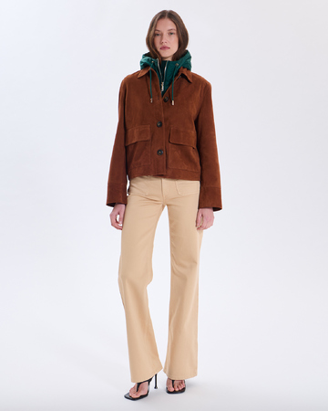 Capucine Hood Green tennis hoodie ZAPA