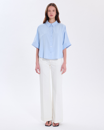 Cleophee shirt Sky blue shirt ZAPA