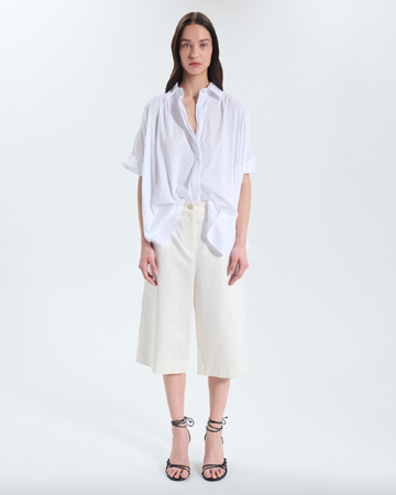Catell shirt White short-sleeved shirt ZAPA
