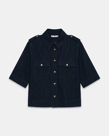 Celeste Shirt Celeste raw blue shirt ZAPA