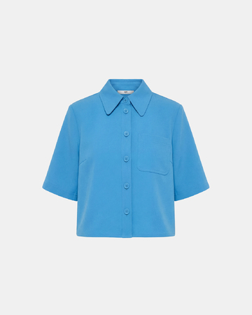 Celina shirt Celina cobalt shirt ZAPA