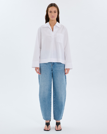 Top Tal White cotton top ZAPA