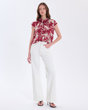 Top Tauri Tauri printed top ZAPA