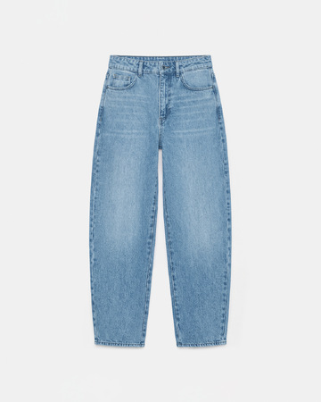Jean Barrel Blue cotton barrel jeans ZAPA